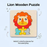 TibaToes™ Shape & Learn Wooden Puzzle