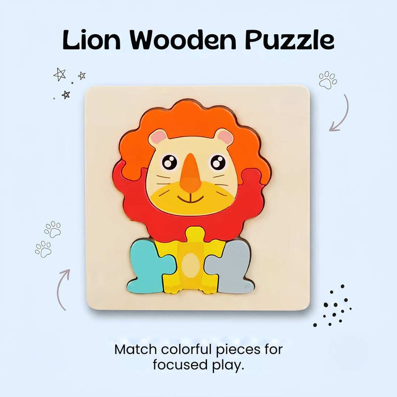 TibaToes™ Shape & Learn Wooden Puzzle
