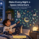 TibaToes™ Astronaut Night Glow Stickers