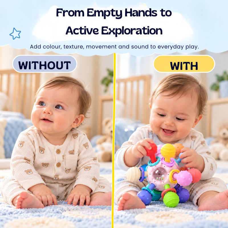 TibaToes™ Atomic Sensory Teether Ball
