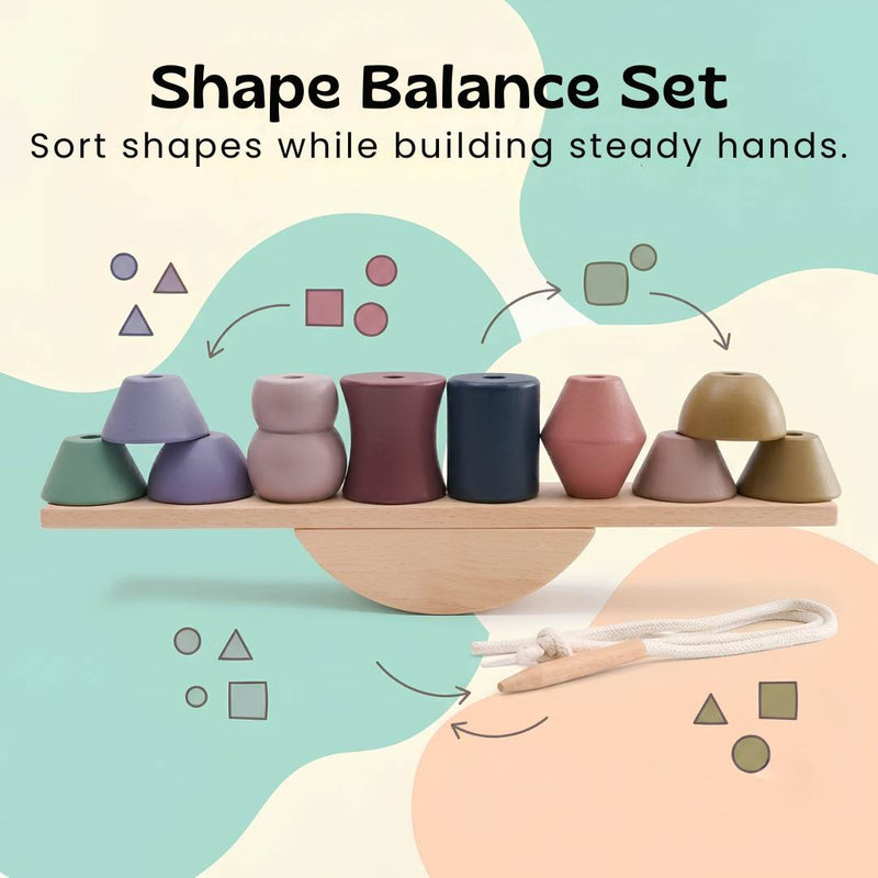 TibaToes™ Safari Balance & Threading Board