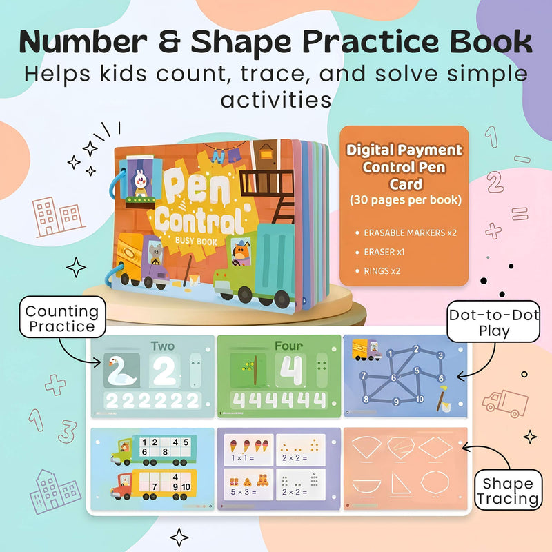 TibaToes™ Pen Control Busy Book