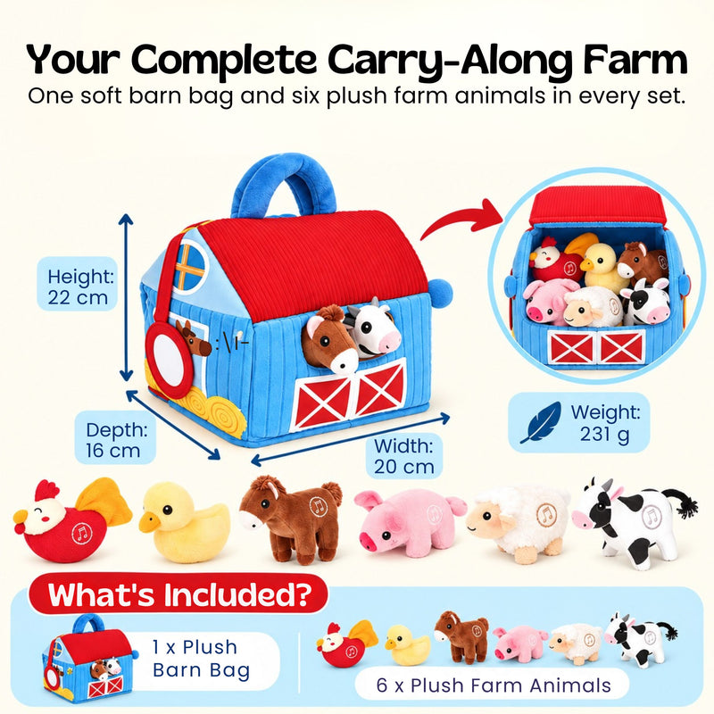 TibaToes™ Farm Friends Soft Play Set
