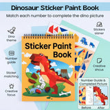 TibaToes™ StickerPaint Number Art Book
