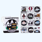 TibaToes™ svartvit bok med hög kontrast för visuell stimulering