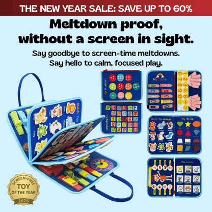 TibaToes™ Montessori Busy Board