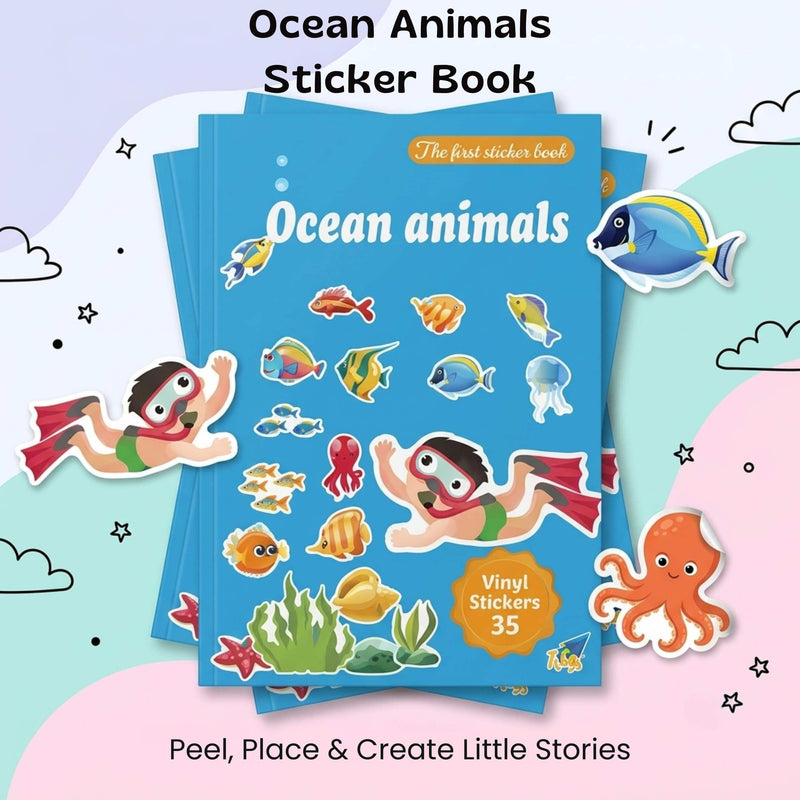 TibaToes™ MiniScene Reusable Sticker Book