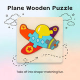 TibaToes™ Shape & Learn Wooden Puzzle