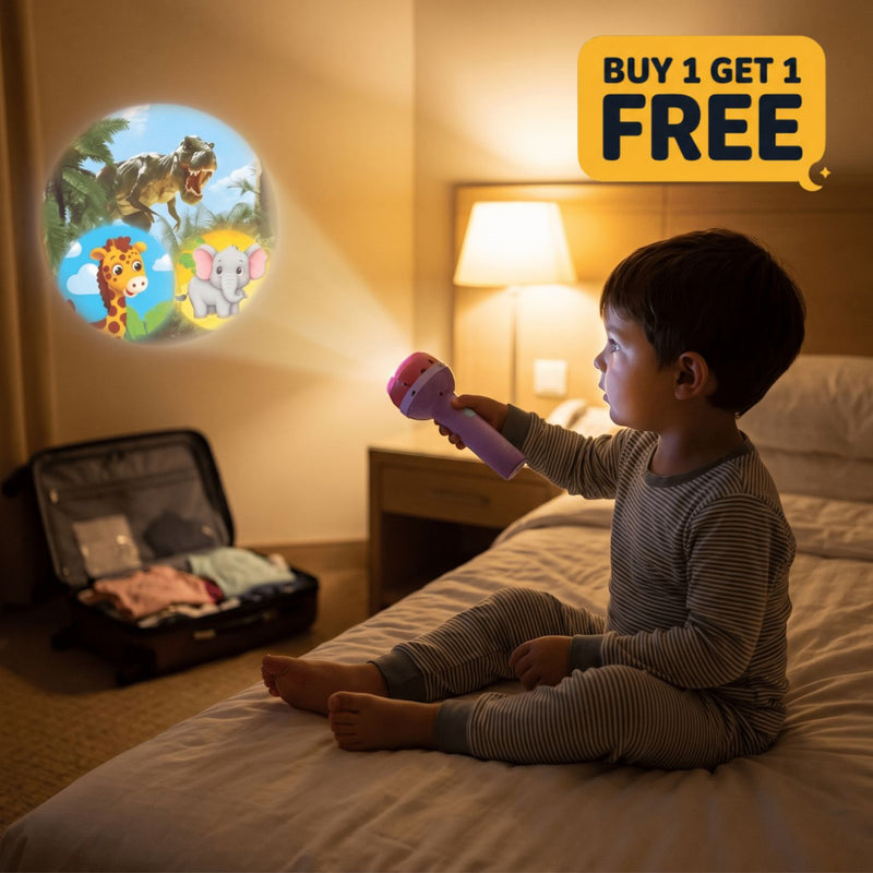 TibaToes Animal Story Projection Flashlight