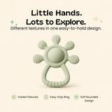 TibaToes™ LittleGrip Silicone Teether Rattle