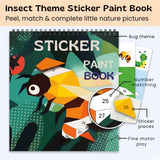 TibaToes™ StickerPaint Number Art Book