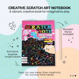 TibaToes™ RainbowReveal Scratch Art Set