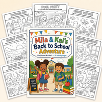 Back to School Coloring Book