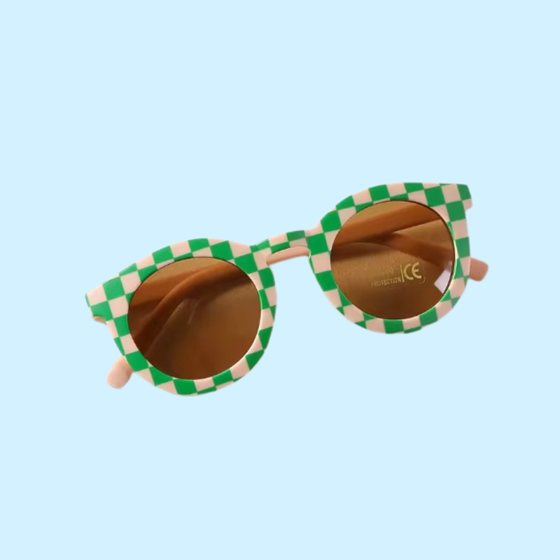 TibaToes Checker Sun Shades