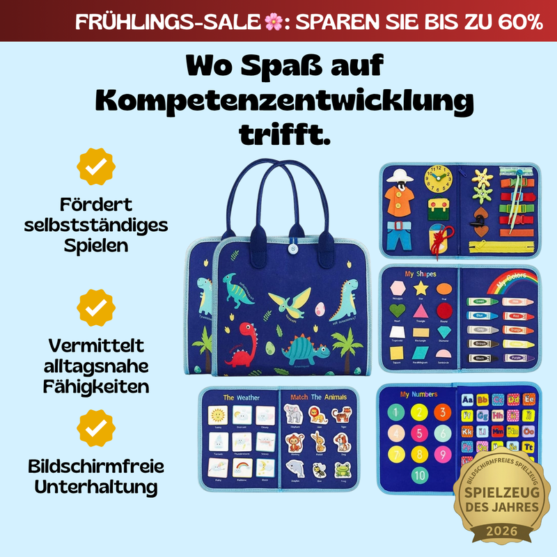 TibaToes™ Montessori-Aktivitätsbrett