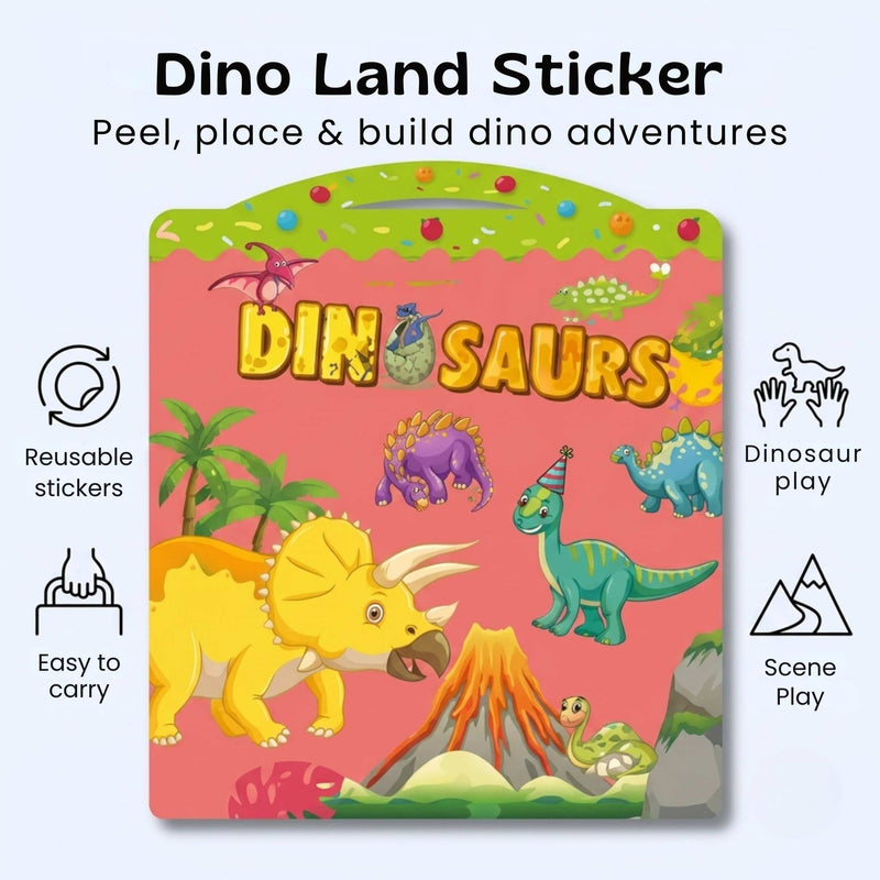 TibaToes™ CarryScene Reusable Sticker Book