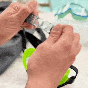 TibaToes™ Clip-On Swim Goggles