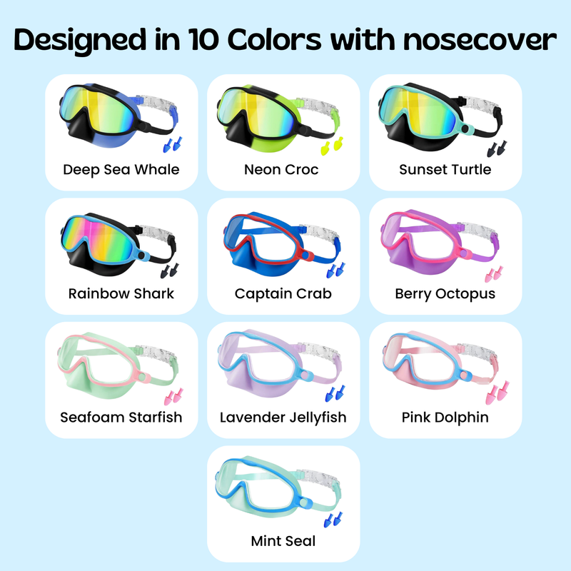TibaToes™ Clip-On Swim Goggles
