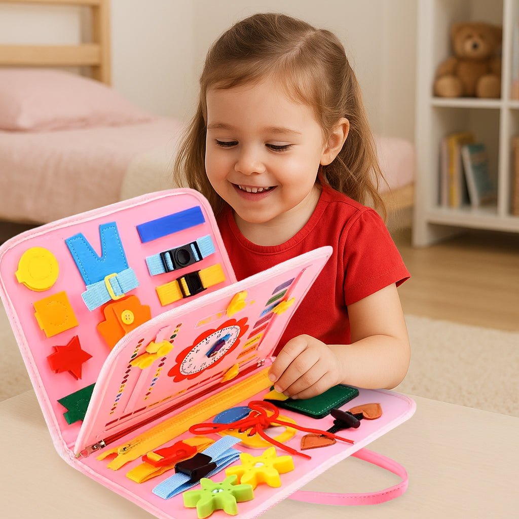 TibaToes Toddler Montessori Play Board