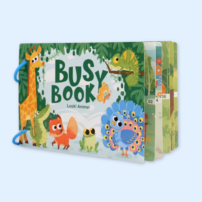 TibaToes™ Montessori Busy Book