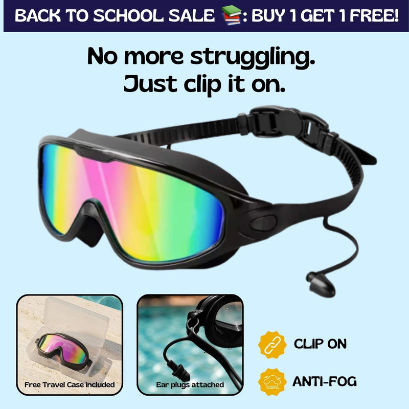 TibaToes™ Clip-On Swim Goggles
