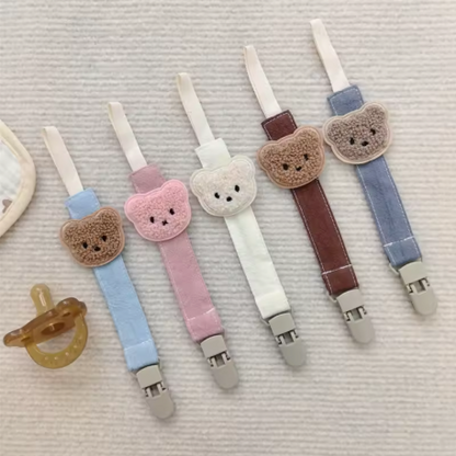 Bear Buddy Pacifier Clip