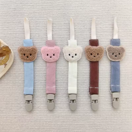 Bear Buddy Pacifier Clip