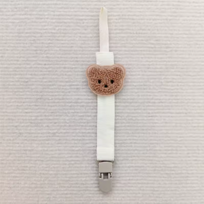 Bear Buddy Pacifier Clip