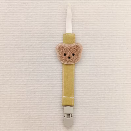 Bear Buddy Pacifier Clip