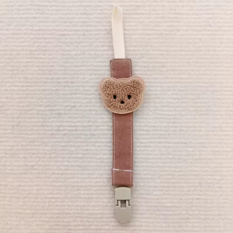 Bear Buddy Pacifier Clip