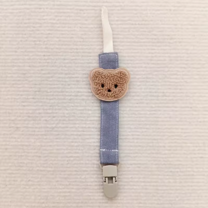 Bear Buddy Pacifier Clip