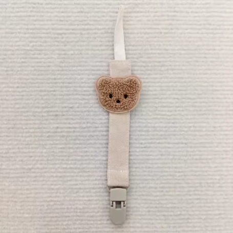 Bear Buddy Pacifier Clip