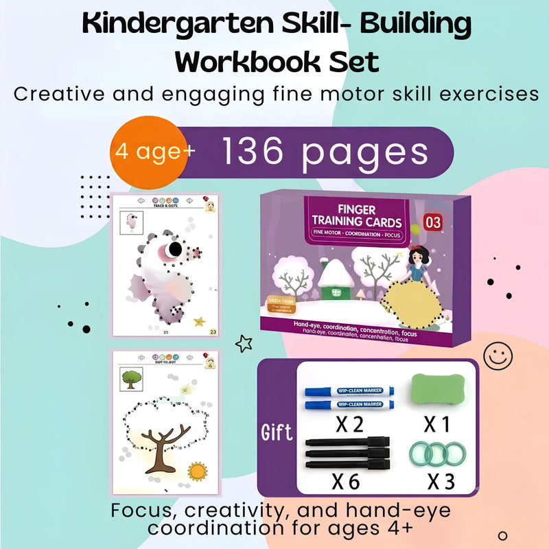 TibaToes™ Trace & Grow Reusable Writing Books