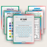TibaKids Educational Activity Pack 1,000+ Pages