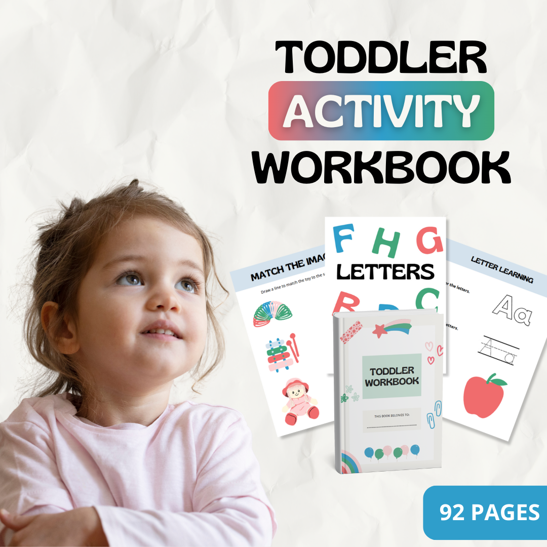 Toddler Printable Activity Workbook (92 pages)