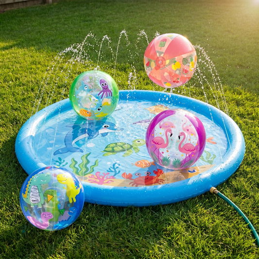 TibaToes Inflatable Beach Ball