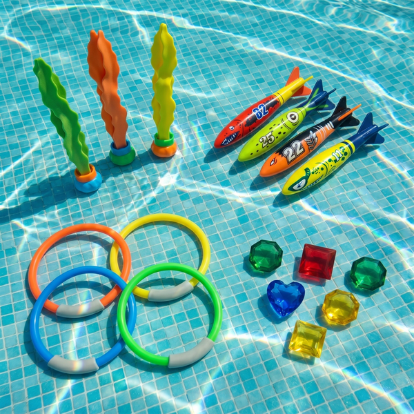 TibaToes™ Dive & Seek Pool Toy Set