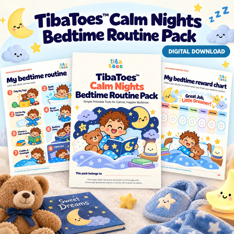 TibaToes™ Calm Nights Bedtime Routine Pack
