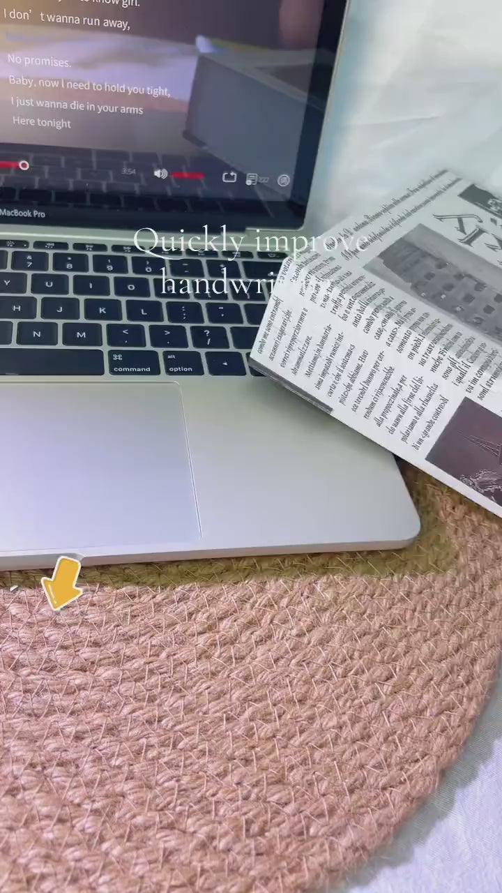 Trace & Grow writing practice demonstration, video 4
