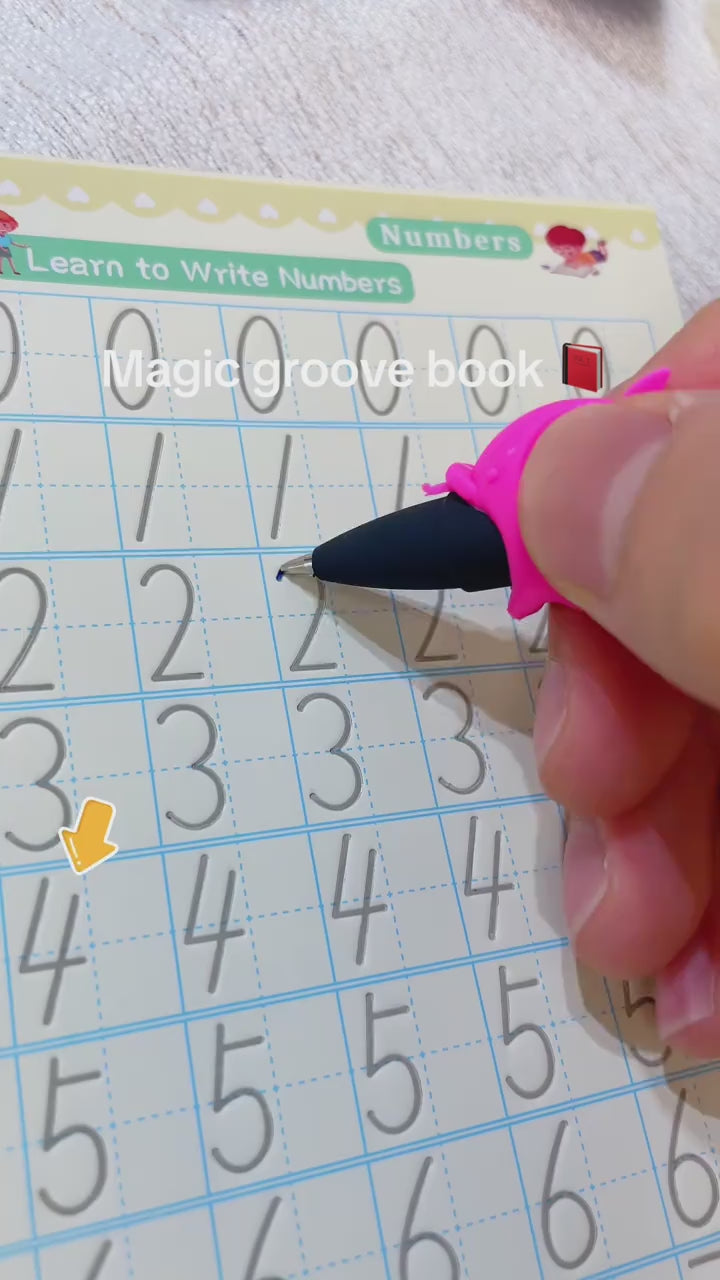 Trace & Grow writing practice demonstration, video 3