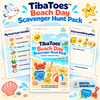 TibaToes™ Beach Day Scavenger Hunt Pack