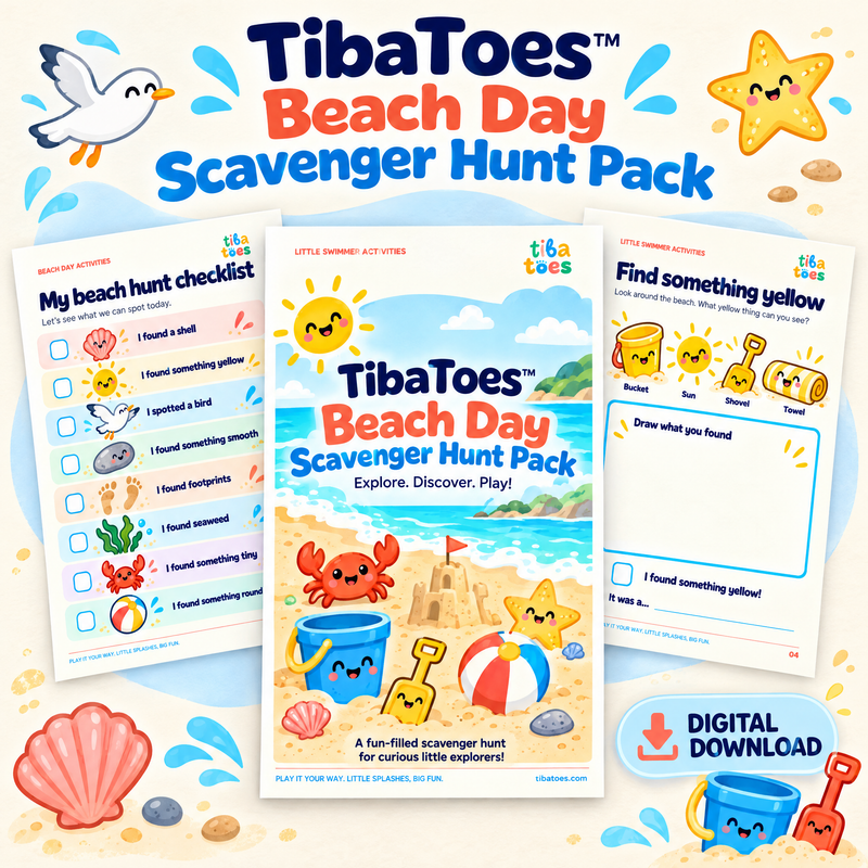 TibaToes™ Beach Day Scavenger Hunt Pack