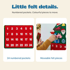 TibaToes™ Felt Christmas Countdown Tree photo 3