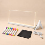 TibaToes™ GlowScribble Light-Up Drawing Board shown in a warm beige studio with realistic depth.