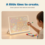A little time to create. Draw a picture, then add one more detail.