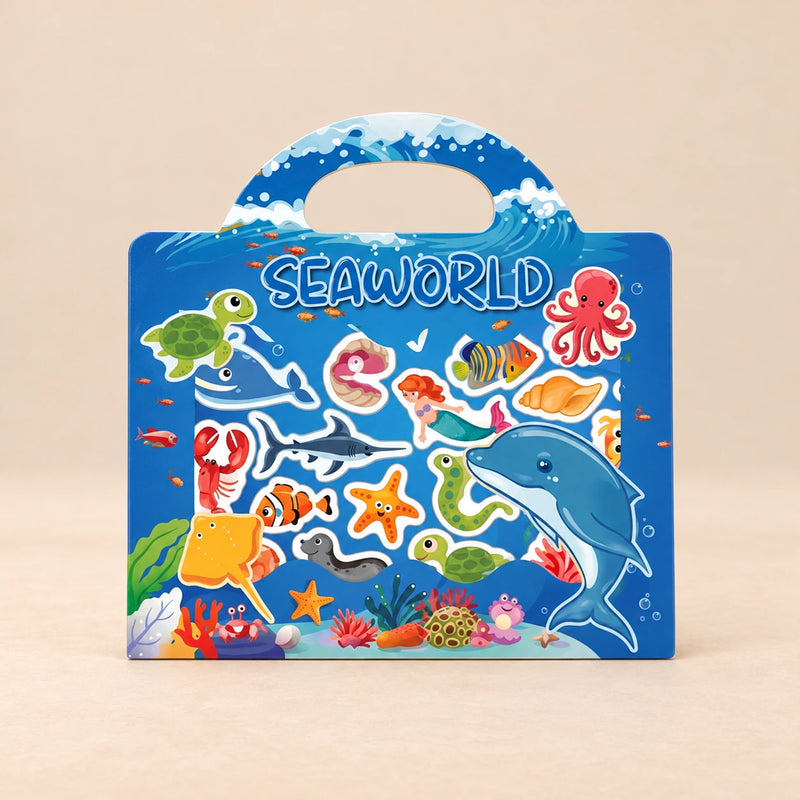 Seaworld CarryScene reusable sticker book, individual theme option.