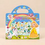Fairy Princess CarryScene reusable sticker book, individual theme option.