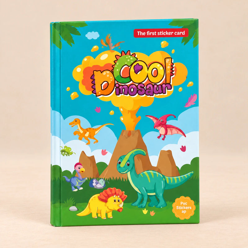 Dinosaur Cool MiniScene reusable sticker book, individual variant.