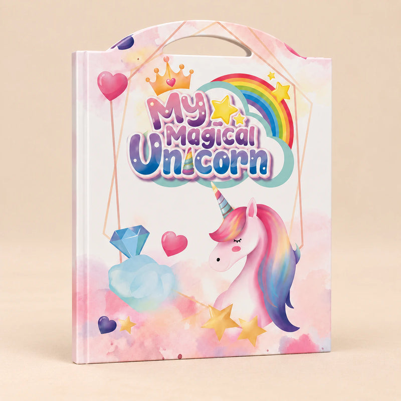 Magical Unicorn MiniScene reusable sticker book, individual variant.