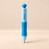 EasyHold Guided Writing Pencil. Clean product photograph on a warm beige studio surface.